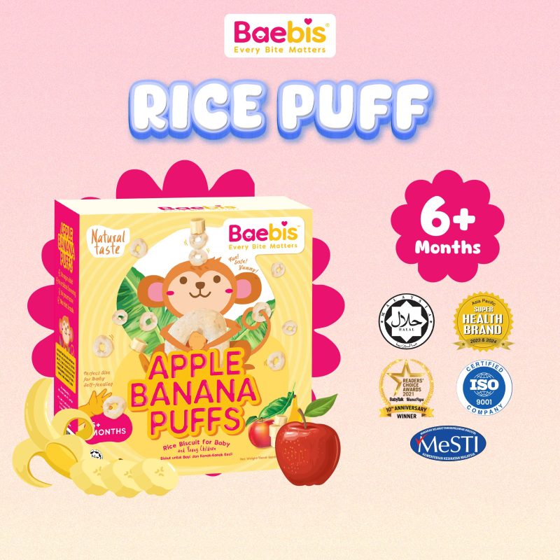 Apple & Banana Rice Puffs