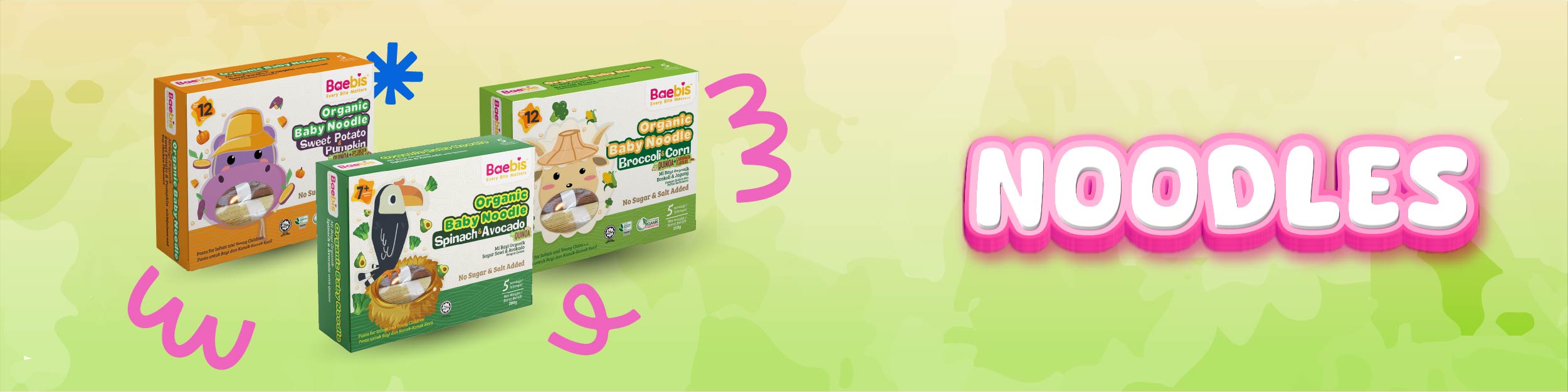 Organic Noodle Banner